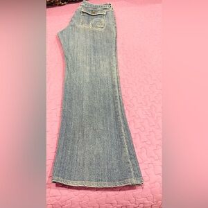 Michael Kors Light Blue Flare Jeans